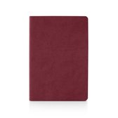 CIAK MATE - notitieschrift DeLuxe - Topklasse Vegan Leer - 15x21cm - gelinieerd - softcover - rood