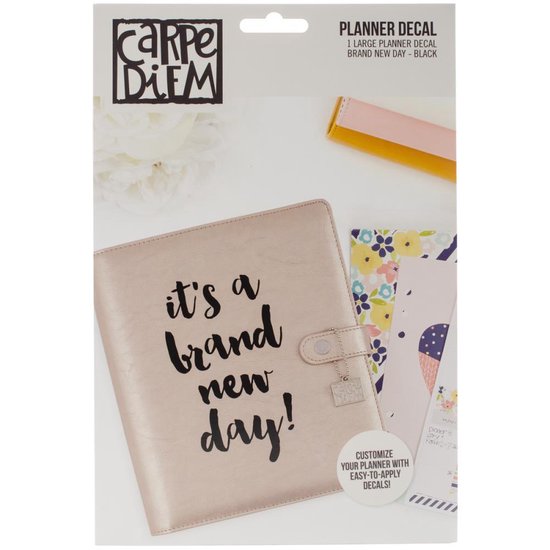 Carpediem - Planner Decal - It's a brand new day - large