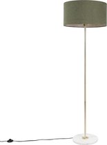 QAZQA Kaso - Moderne Vloerlamp | Staande Lamp - 1 lichts - H 1650 mm - Groen -  Woonkamer | Slaapkamer | Keuken