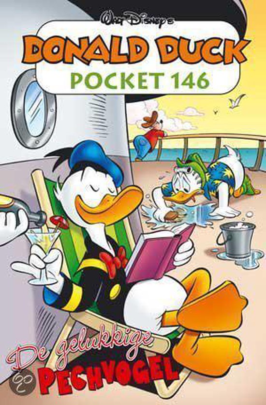 Cover van het boek 'Donald Duck Pocket / 146 De Gelukkige Pechvogel' van Walt Disney Studio’s