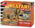 Mega puzzel safari 100 stukjes