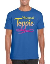 Helemaal Toppie t-shirt blauw heren L