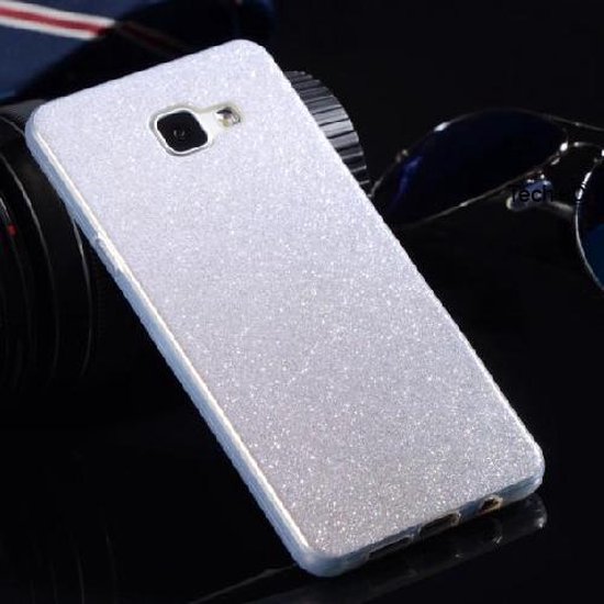 bol.com | Samsung Galaxy A5 (2016) glitters hoesje - Zilver BlingBling