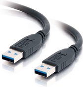 C2G 81678 câble USB 2 m USB 3.2 Gen 1 (3.1 Gen 1) USB A Noir