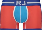 RJ Pure Color Heren Boxershort Blocks  Koraal maat M