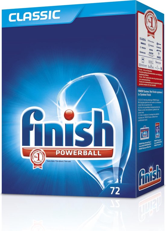 Finish Powerball Classic Tabs 72 vaatwastabletten