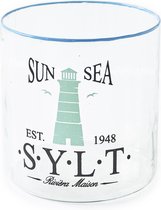 Riviera Maison Sylt Lighthouse Votive - Waxinelichtjeshouder - aluminum /Hout