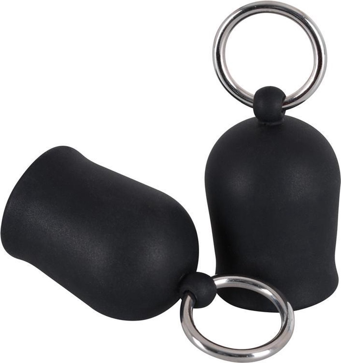 Goedkoopste Black Velvets – Siliconen Tepel Zuigers met O-ringen voor Sensuele Borsten – Zwart