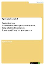 Evaluation von Personalentwicklungsmaßnahmen am Beispiel eines Trainings zur Teamentwicklung im Management