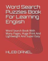 Word Search Puzzles Book for Learning English