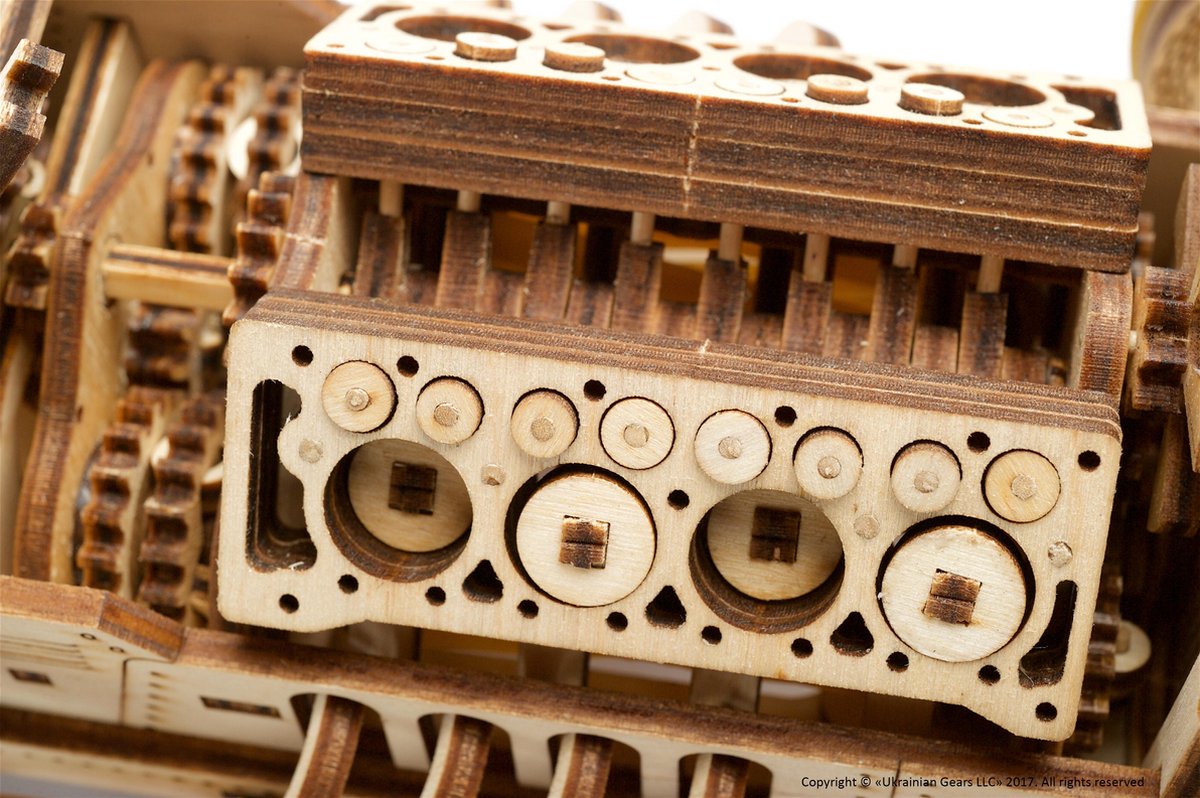 UGEARS Houten 3D Model - U-9 Grand Prix Car — afbeelding 23