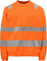 Projob Sweater EN ISO20471 Klasse 3 6106 Oranje - Maat S