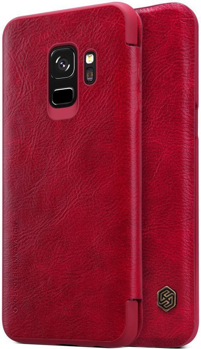 Nillkin Qin Book Cover - Geschikt voor Samsung Galaxy S9 - Rood