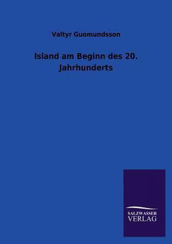 Island am Beginn des 20. Jahrhunderts - cover
