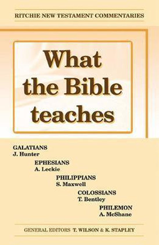 Wtbt Vol 1 Galatians Ephesians Philippians Colossians 9781904064381 Various 8875