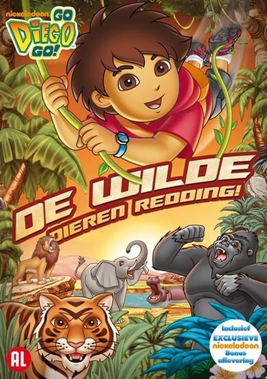 Cover van de film 'Go Diego Go - De Wilde Dieren Redding'
