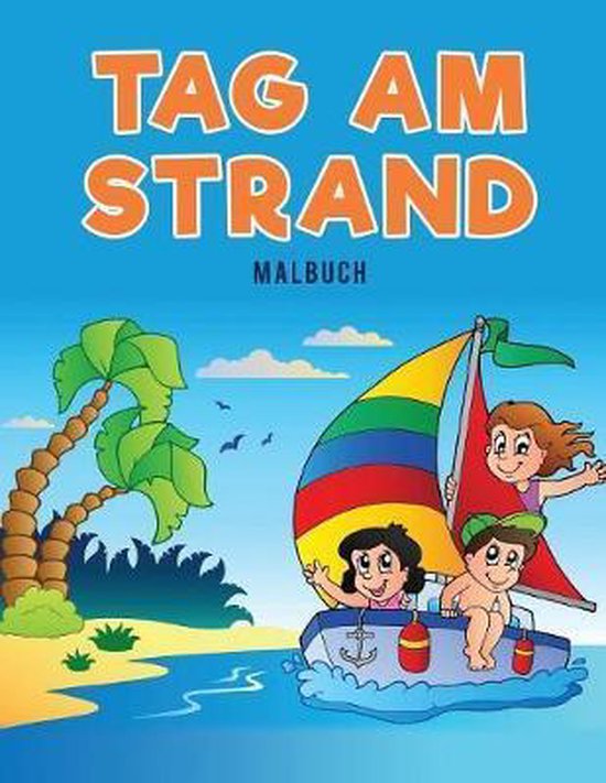 Tag am Strand Malbuch - cover