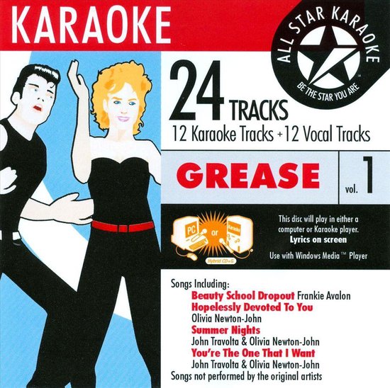 Karaoke The Hits of Grease, Karaoke CD (album) Muziek bol