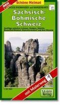 Große Wander- und Radwanderkarte Sächsisch-Böhmische Schweiz 1 : 30 000