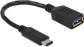 DeLOCK 0.15m USB 3.1 câble USB 0,15 m USB 3.2 Gen 2 (3.1 Gen 2) USB C USB A Noir