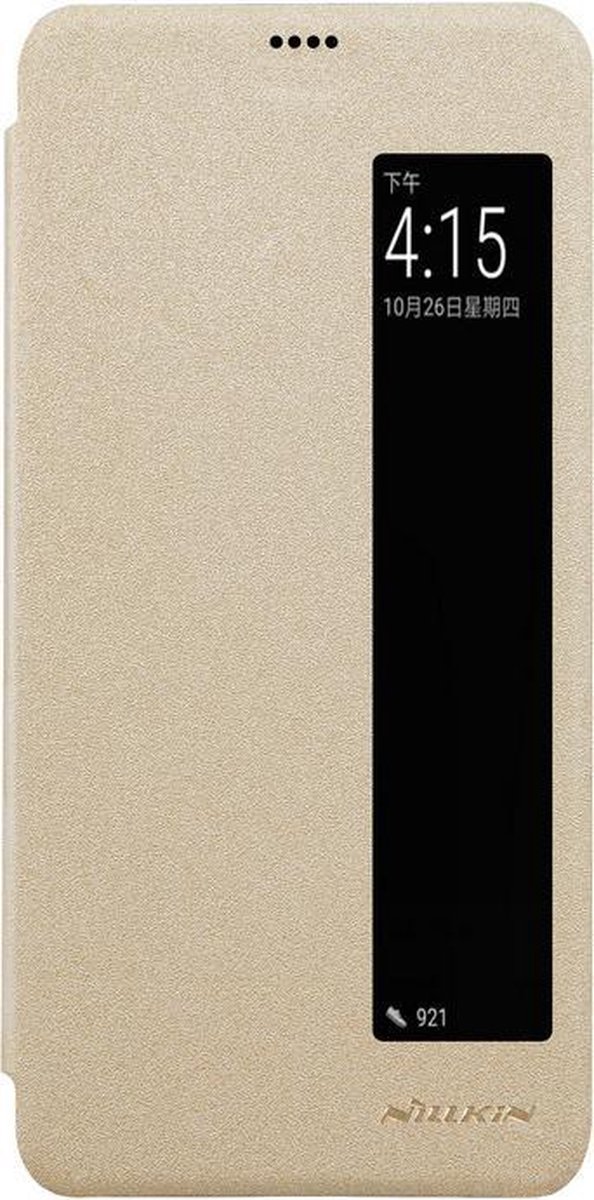 Nillkin New Sparkle View Book Case voor Huawei P20 - Goud