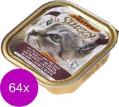 Mister Stuzzy Cat Paté Sterilized - Kattenvoer - 64 x Kip 100 g