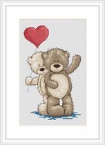Luca S Bruno & Bianca Bear with Heartballoon B1013