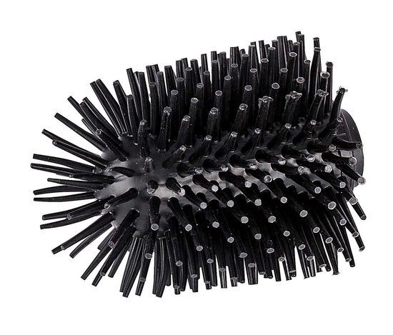 Wenko toiletborstelhouder 75mm met adapter zwart