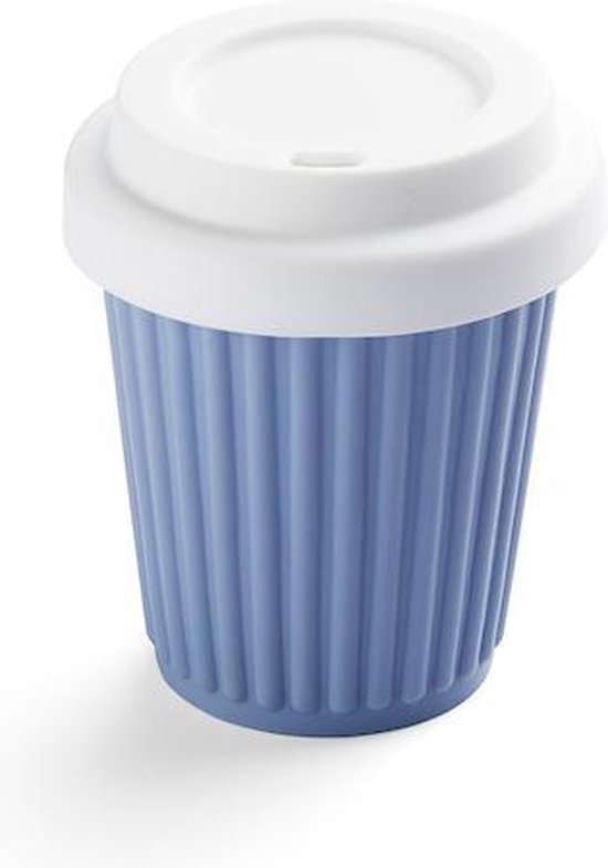 Trendy Koffiebeker To Go (GRIJS) - Gerecycled Plastic! - 236ml | Zero Waste  | Duurzaam... | bol.com
