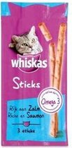Whiskas Sticks - Zalm - Kattensnack - 5 st.
