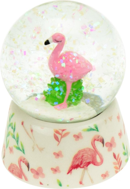 Toi-toys Boule à Neige Avec Glitters Flamingo Junior 6 Cm Wit/ rose |  bol.com
