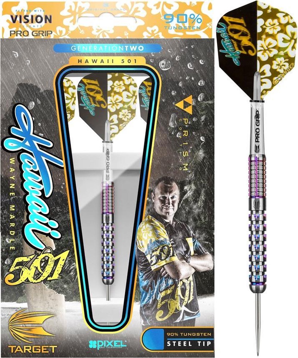 Target Wayne Mardle Hawai 501 Gen.2 90% 22 gram Steeltip
