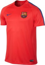 Nike Dry FC Barcelona Trainingsshirt Heren  Sportshirt - Maat L  - Mannen - rood/blauw