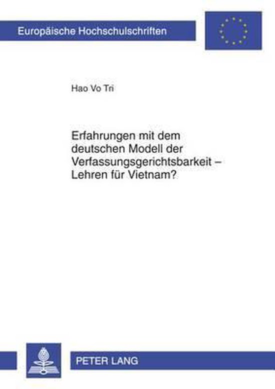 Erfahrungen mit dem deutschen Modell der Verfassungsgerichts ... - cover