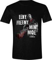 The Walking Dead - Eeny, Meeny Men T-Shirt - Zwart - Maat L