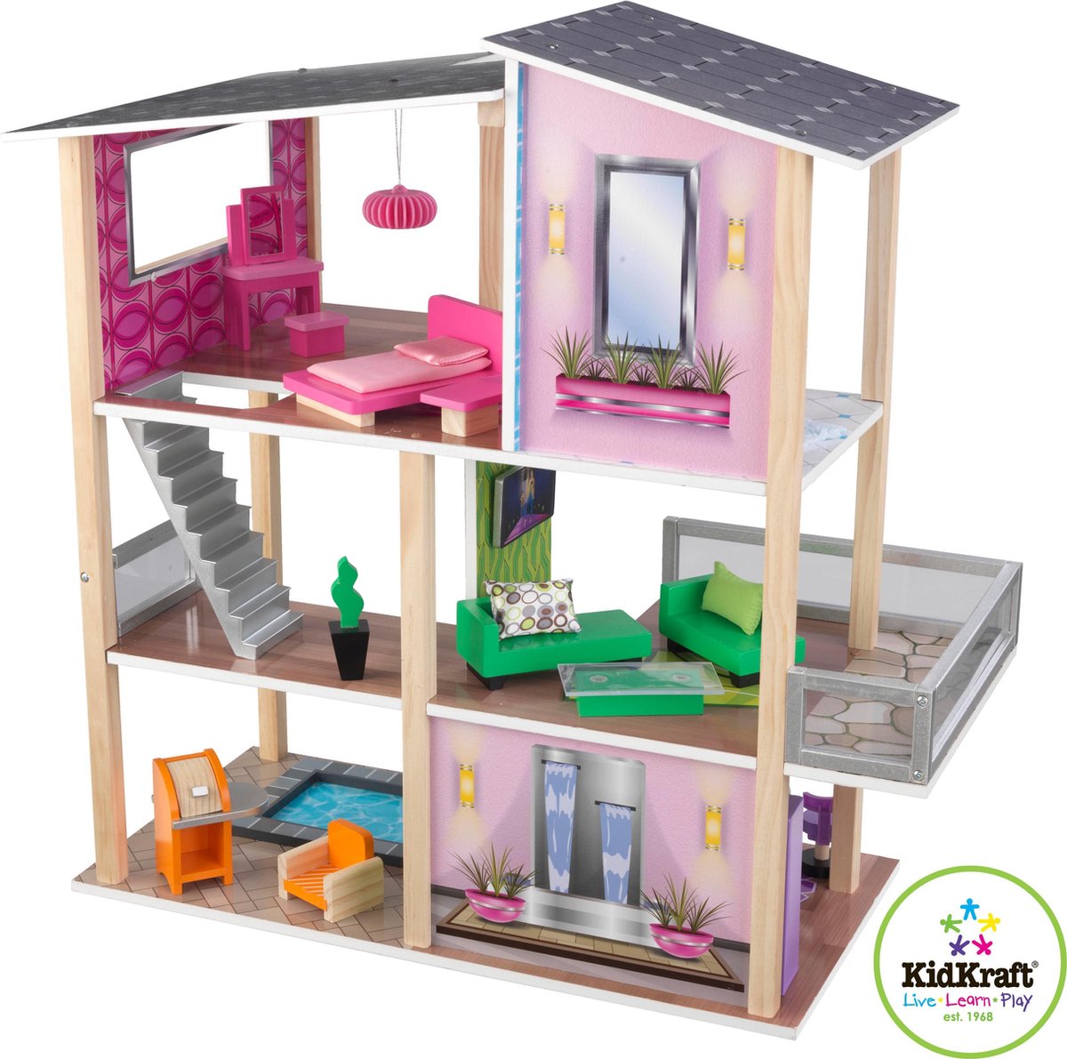 KidKraft Maison De Poupées Contemporaine bol