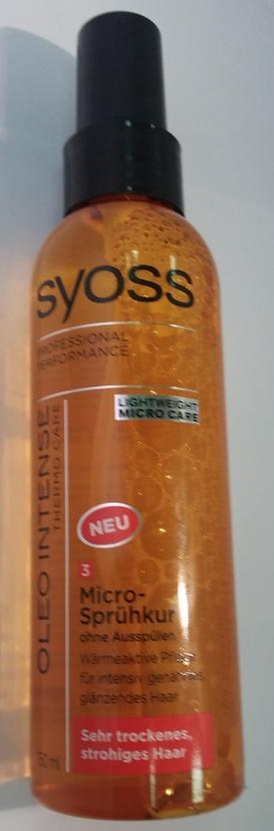 Syoss Professional Micro Spray Treatment - Oleo Intense Thermo Care 150ml |  bol.com