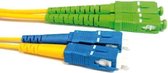 ACT RL3815 Glasvezel kabel 15 m OS2 2x SC/APC 2x SC/PC Yellow,Blue,Green