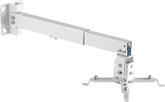Aisens Decken-/Wandhalterung Für Beamer - Schwarz, Neigbar & Ausziehbar Bis 20 Kg