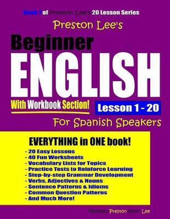 Preston Lee's English for Spanish Speakers- Preston Lee's Be ... - cover