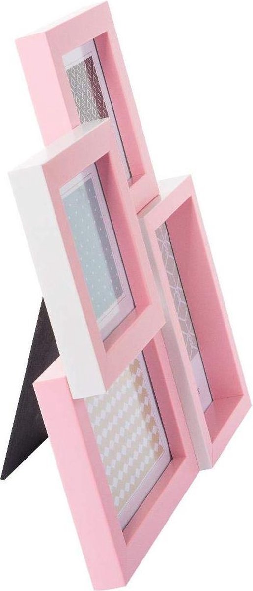 Decoratieve fotolijst roze/goud 10*15 | Fotolijstjes | Caatje`s winkeltje