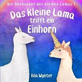 Das Kleine Lama Trifft Ein Einhorn