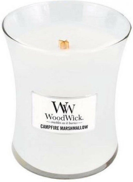 WoodWick® Medium Candle Campfire Marshmallow | bol.com