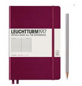 Leuchtturm1917 B6+ Paperback Notitieboek met zachte kaft lined Port Red