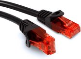 Kabel patchkabel UTP cat6 plug-plug 1 m zwart Maclean MCTV-740