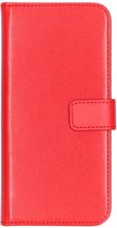 Luxe Softcase Booktype Nokia 7.1 hoesje - Rood