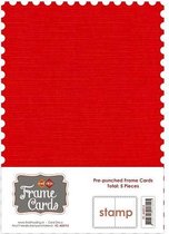 Frame Cards - Stamp - A5 - Rood
