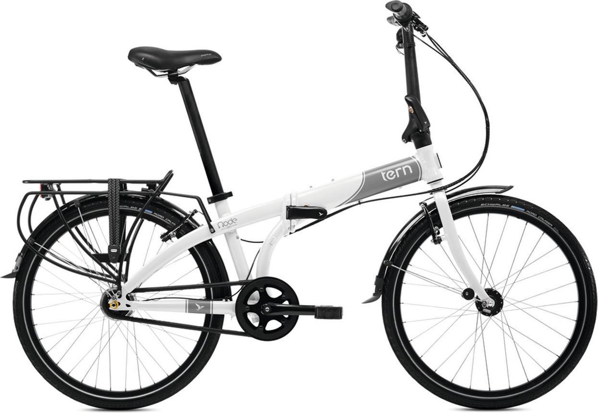 bol.com | tern Node D7i vouwfiets wit Wielmaat 24 inch