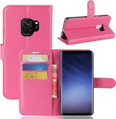 Samsung Galaxy S9 Book Case Hoesje - Roze