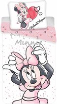 Disney Minnie Mouse Strik - Dekbedovertrek - Eenpersoons - 140 x 200 cm - Multi